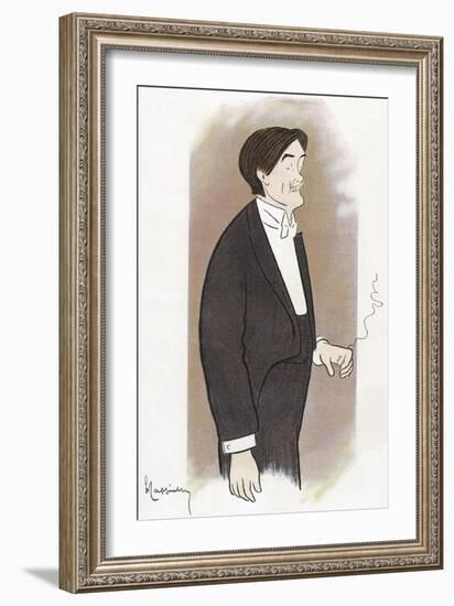 Paul Hervieu - portrait-Leonetto Cappiello-Framed Giclee Print