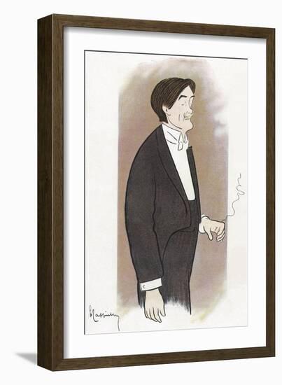 Paul Hervieu - portrait-Leonetto Cappiello-Framed Giclee Print