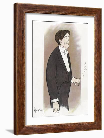 Paul Hervieu - portrait-Leonetto Cappiello-Framed Giclee Print