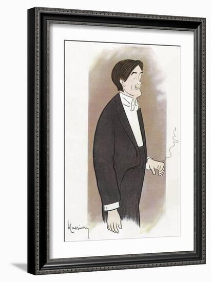 Paul Hervieu - portrait-Leonetto Cappiello-Framed Giclee Print