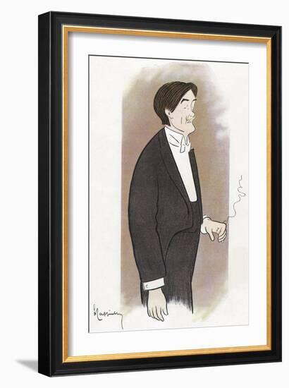 Paul Hervieu - portrait-Leonetto Cappiello-Framed Giclee Print