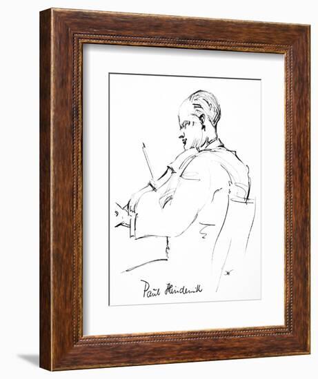 Paul Hindemith (1895-1963)-Hilda Wiener-Framed Giclee Print