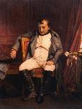 Napoleon Emperor Defeated at Fontainebleau 1814-Paul Hippolyte Delaroche-Framed Premier Image Canvas