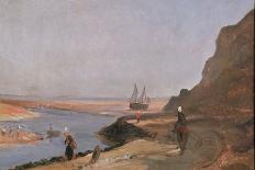 The Way to Crécy, 1857-Paul Huet-Framed Giclee Print