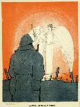WW1 Cartoon, Drowning-Paul Iribe-Framed Art Print