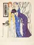 Three Evening Dresses from 'Les Robes De Paul Poiret' Pub. 1908 (Pochoir Print)-Paul Iribe-Giclee Print