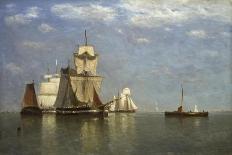 Ships Lying Off Flushing, 1869-Paul Jean Clays-Framed Giclee Print