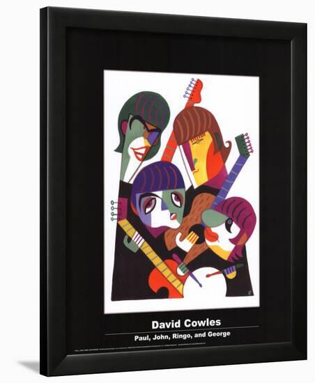 Paul, John, Ringo, and George-David Cowles-Framed Art Print