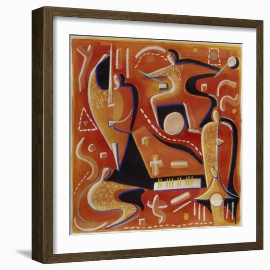 Paul Klee at Birdland-Gil Mayers-Framed Giclee Print