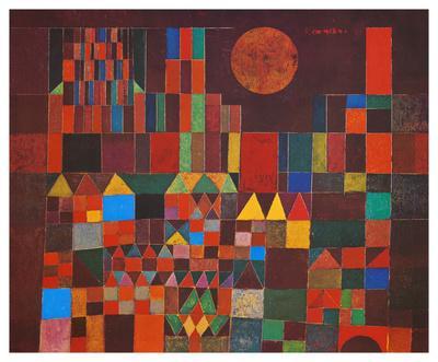 Paul Klee View of Kirwa Giclee Canvas Print Paintings Poster Reproduction Copy