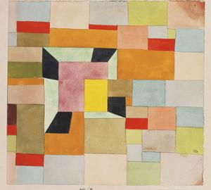 Split Coloured Rectangles by Paul Klee