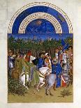 April, 1412-1416-Paul Limbourg-Giclee Print