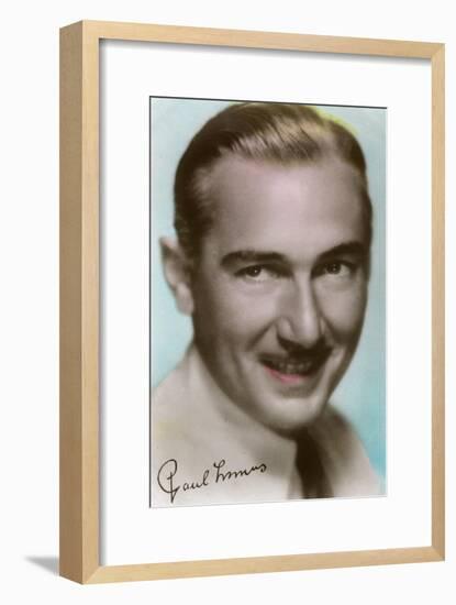 Paul Lukas (1895-197), Hungarian Actor, C1930S-null-Framed Giclee Print