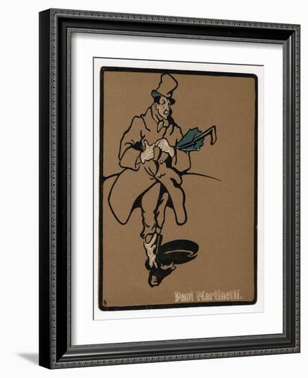 Paul Martinetti, American Music Hall Star, Late 19th Century-null-Framed Giclee Print