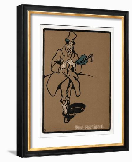 Paul Martinetti, American Music Hall Star, Late 19th Century-null-Framed Giclee Print