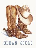 Her Cowboy Boots-Paul Mathenia-Mounted Art Print