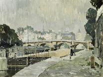 A View of the Seine, Paris-Paul Mathieu-Giclee Print