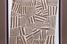 Untitled - Brown Folk Pattern-Paul Maxwell-Limited Edition