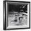 Paul McCartney, George Harrison, John Lennon and Ringo Starr Taking a Dip in a Swimming Pool-null-Framed Premium Photographic Print