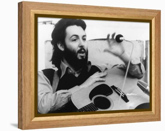 Paul Mccartney-null-Framed Stretched Canvas