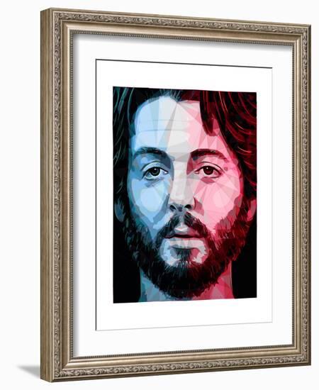 Paul McCartney-Enrico Varrasso-Framed Premium Giclee Print