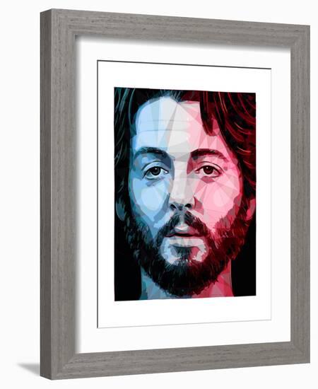 Paul McCartney-Enrico Varrasso-Framed Premium Giclee Print