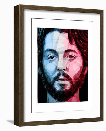 Paul McCartney-Enrico Varrasso-Framed Premium Giclee Print