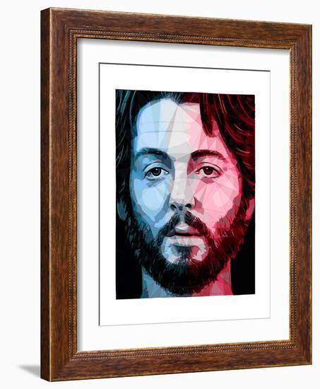 Paul McCartney-Enrico Varrasso-Framed Premium Giclee Print