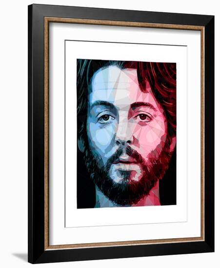 Paul McCartney-Enrico Varrasso-Framed Premium Giclee Print