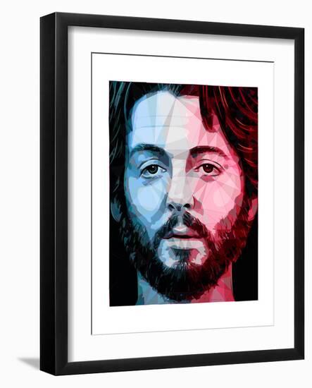 Paul McCartney-Enrico Varrasso-Framed Premium Giclee Print