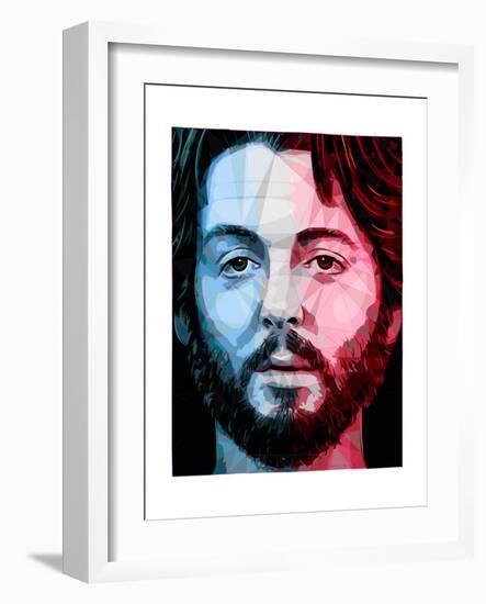 Paul McCartney-Enrico Varrasso-Framed Premium Giclee Print