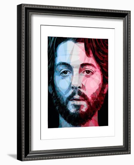 Paul McCartney-Enrico Varrasso-Framed Premium Giclee Print