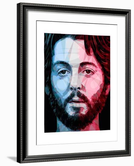 Paul McCartney-Enrico Varrasso-Framed Art Print