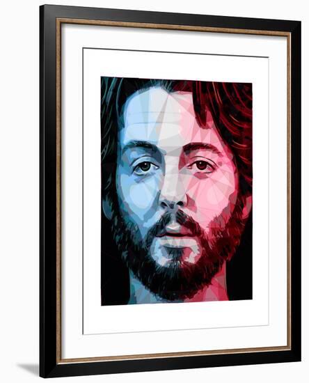 Paul McCartney-Enrico Varrasso-Framed Art Print