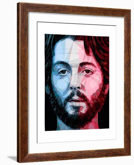 Paul McCartney-Enrico Varrasso-Framed Art Print