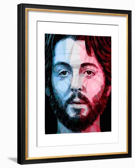 Paul McCartney-Enrico Varrasso-Framed Art Print