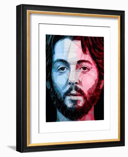 Paul McCartney-Enrico Varrasso-Framed Art Print