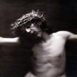 Jesus Christ on the Cross with Crown of Thorns (Photo)-Paul Nadar-Giclee Print