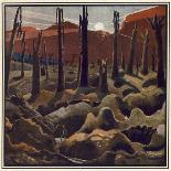 Canadian Monument, British Artists at the Front, Continuation of the Western Front, Nash, 1918-Paul Nash-Giclee Print