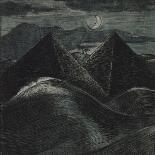 The Pyramids in the Sea-Paul Nash-Giclee Print