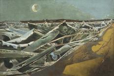 Ruined Country, Vimy, British Artists at the Front, Continuation of the Western Front, Nash, 1918-Paul Nash-Giclee Print