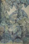 Trees in Bird Garden, Iver Heath, 1913 (W/C & Pencil on Paper)-Paul Nash-Giclee Print