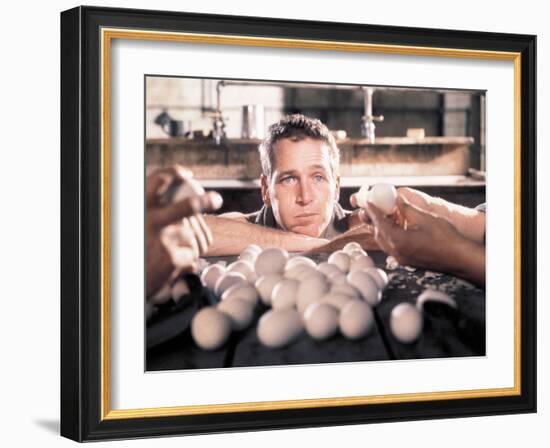 Paul Newman. "Cool Hand Luke" [1967], Directed by Stuart Rosenberg.-null-Framed Photographic Print