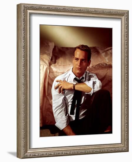 Paul Newman in the Late 1950s-null-Framed Photo