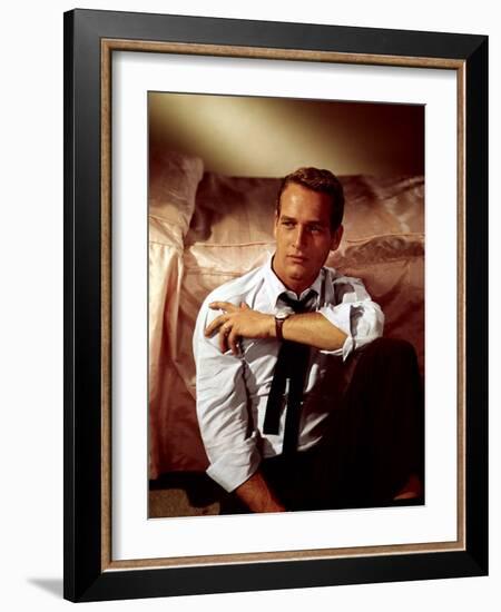 Paul Newman in the Late 1950s-null-Framed Photo