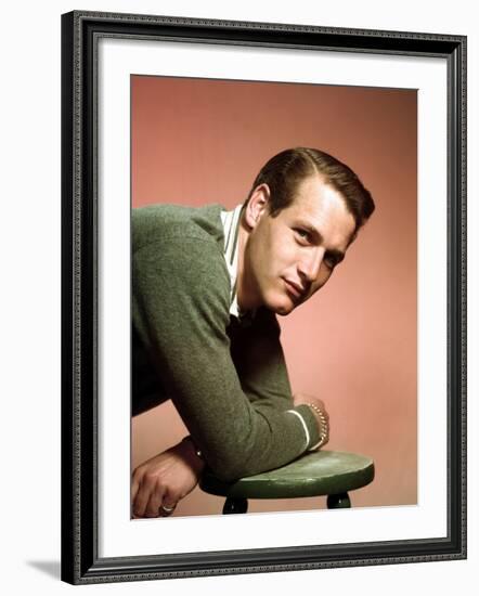 Paul Newman in the Late 1950s-null-Framed Photo