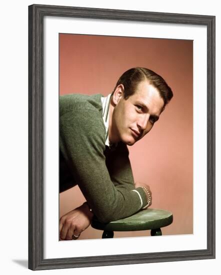 Paul Newman in the Late 1950s-null-Framed Photo