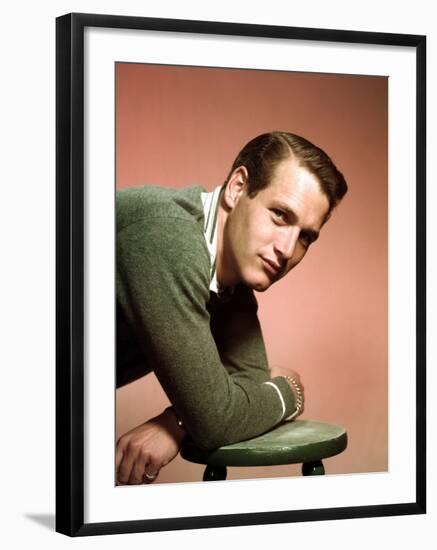 Paul Newman in the Late 1950s-null-Framed Photo