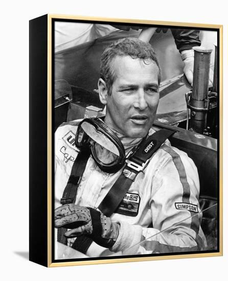 Paul Newman - Winning-null-Framed Stretched Canvas