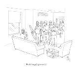 "Wait a minute.  We're lemurs!  Lemurs!" - New Yorker Cartoon-Paul Noth-Premium Giclee Print